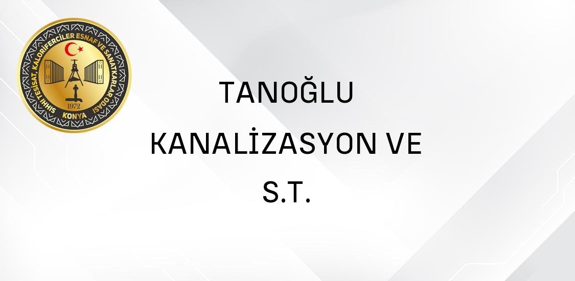 TANOĞLU KANALİZASYON VE S.T.